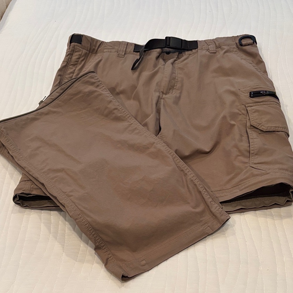 Convertible Cargo Hiking Pants - Taupe